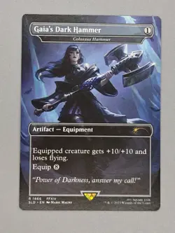 MTG x FINAL FANTASY SECRET LAIR - GAIA'S DARK HAMMER #1866 NON-FOIL - Image 1