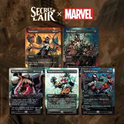 MTG Secret Lair Marvel Spider-Man Venom Unleashed (INK) 🔥IN HAND Ships MONDAY - Image 1