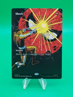 Shock - 0027 - M - Borderless Art - Marvel's Spider-Man - MTG - Mint - Image 1