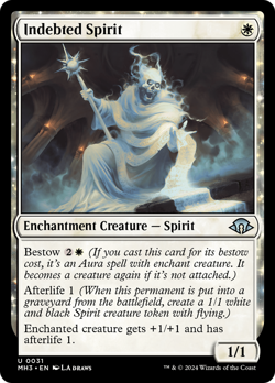 Indebted Spirit (REGULAR) x1 - MTG Modern Horizons 3 MH3 #31 - Image 1