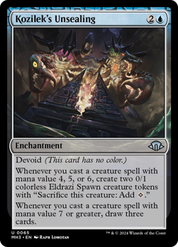 Kozilek's Unsealing (REGULAR) x1 - MTG Modern Horizons 3 MH3 #65 - Image 1