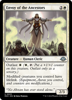 Envoy of the Ancestors (REGULAR) x1 - MTG Modern Horizons 3 MH3 #23 - Image 1