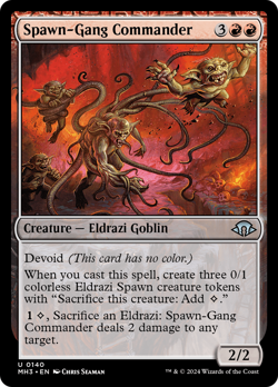 Spawn-Gang Commander (REGULAR) x1 - MTG Modern Horizons 3 MH3 #140 - Image 1