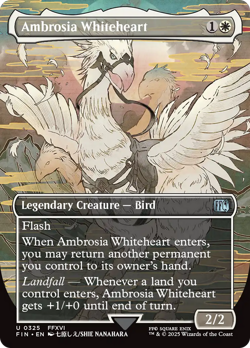 Ambrosia Whiteheart (FOIL) x1 - MTG Final Fantasy FIN #325 - Image 1