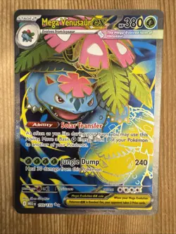 Mega Venusaur Ex 155/132 Full Art Ultra Rare - Pokemon TCG Mega Evolution NM - Image 1