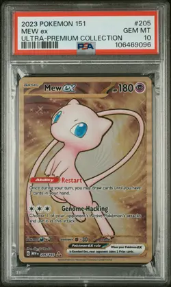 2023 Pokemon 151 Ultra Premium Collection Mew EX 205/165 PSA 10 - Image 2