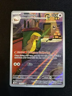 Gumshoos 153/132 Illustration Rare Pokemon Mega Evolution NEAR MINT! - Image 1