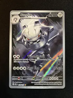 Steelix 150/132 Illustration Rare Pokemon Mega Evolution English NM - Image 1