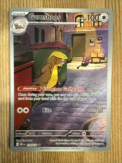 Gumshoos - 153/132 - Pokemon Mega Evolution - Illustration Rare - NM - Image 1