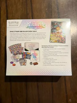 Pokemon TCG S&V Prismatic Evolutions ETB Elite Trainer Box FACTORY SEALED - Image 2