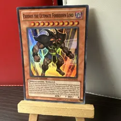 LIMITED ED EXODIUS THE ULTIMATE FORBIDDEN LORD 1996 CT07-EN024 YUGIOH (MP) - Image 1