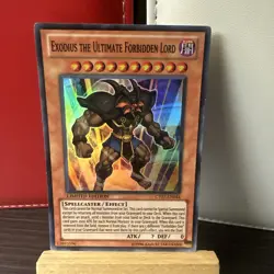 LIMITED ED EXODIUS THE ULTIMATE FORBIDDEN LORD 1996 CT07-EN024 YUGIOH (MP) - Image 3