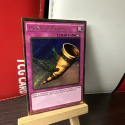 Yugioh Horn of Heaven PGL3-EN034 Gold Secret Rare 1st Ed LP + BONUS HOLO - Image 3