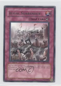 R - Royal Surrender 1st Ed. YuGiOh The Lost Millenium #TLM-EN059 2005 READ - Image 1