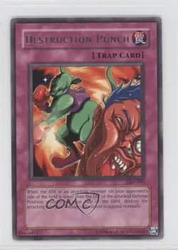 Destruction Punch Unlimited YuGiOh Labyrinth of Nightmare #LON-085 2003 READ - Image 1
