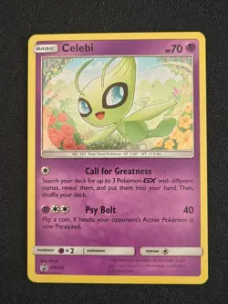 Celebi SM224 Holo Black Star Promo Pokemon Card Sun & Moon - Image 3