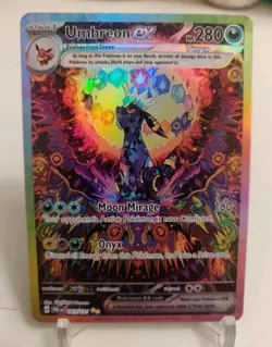 *Custom-made*HighQuality,Umbreon Ex,Textured"Display Card" - Image 1
