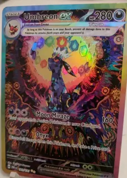 *Custom-made*HighQuality,Umbreon Ex,Textured"Display Card" - Image 3