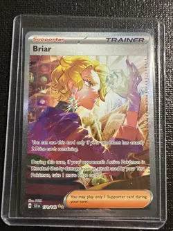 Pokemon TCG Briar 171/142 Sv07 Stellar Crown Holo Card NM Condition - Image 1