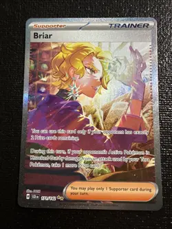 Pokemon TCG Briar 171/142 Sv07 Stellar Crown Holo Card NM Condition - Image 2