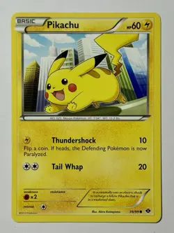 Pikachu 39/99 (LP) Common Black & White: Next Destinies 2012 Pokemon Card - Image 1
