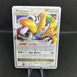 Regigigas LV.X DP30 Diamond & Pearl Black Star Promo Holo Pokemon TCG Card HP - Image 1