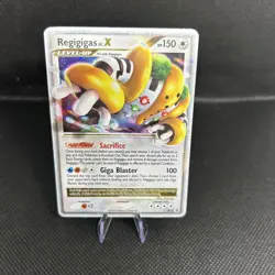 Regigigas LV.X DP30 Diamond & Pearl Black Star Promo Holo Pokemon TCG Card HP - Image 2