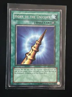 Horn of the Unicorn SRL-EN054 Yu-Gi-Oh Card - Image 1