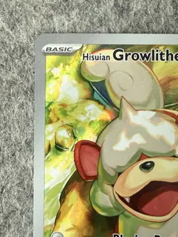 Hisuian Growlithe Pokemon Card 080/195 Holo Rare EXCELLENT CONDITION - Image 3