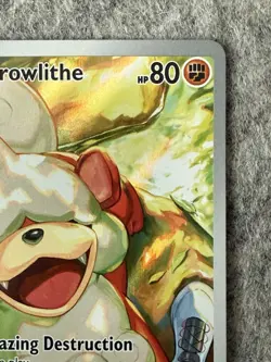 Hisuian Growlithe Pokemon Card 080/195 Holo Rare EXCELLENT CONDITION - Image 4