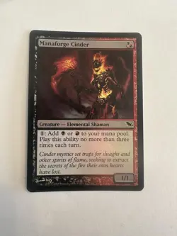 MTG Manaforge Cinder Shadowmoor 191/301 Foil Common NM - Image 1