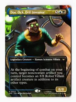 Doc Ock, Evil Inventor (Borderless) 0024 (R) MTG Marvel's Spider-Man (SPE) - Image 1