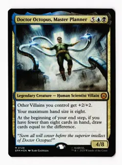 Doctor Octopus, Master Planner (Foil) 0128 (M) MTG Marvel's Spider-Man (SPM) - Image 1