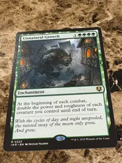 Unnatural Growth Innistrad Remastered MTG Magic the Gathering - Image 1