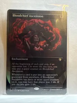 Bloodchief Ascension (Borderless) Commander Masters Foil - Image 1