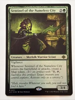 MTG The Lost Caverns of Ixalan Sentinel of the Nameless City Foil 0211 NM Rare - Image 1