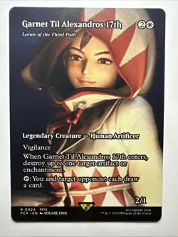 Garnet Til Alexandros 17th - Loran of the Third Path (Showcase) FF MTG NM - Image 1