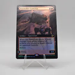 Warmaker Gunship (Extended Art) Foil - EOE #339 Rare - NM Edge of Eternities - Image 1
