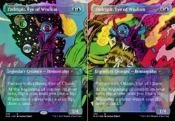 1 x Zndrsplt, Eye of Wisdom (379) - Foil - Reversible Borderless - Secret Lair - - Image 1