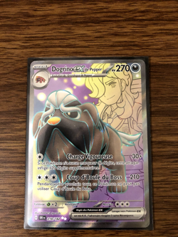 Carte Pokemon Dogrino Ex Team Rocket FullArt 218/182 EV10 DRI FR NEUVE FA - Image 2