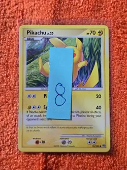2008 Pokemon Diamond and Pearl Stormfront #70 Pikachu, C, NF/H, cd8 - Image 3