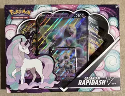 Pokemon TCG - Galarian Rapidash V Box - Factory Sealed - Sword & Shield - New 820650808739 - Image 1