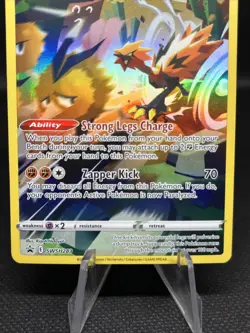 Pokemon Galarian Zapdos TCG SWSH283 Crown Zenith Black Star Promo NM/M Condition - Image 3