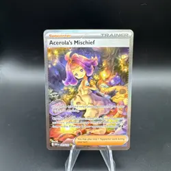 Acerola’s Mischief Pokemon Mega Evolution 183/132 SIR PACK FRESH - Image 1