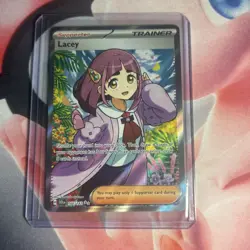 Pokemon Scarlet & Violet Stellar Crown Lacey 166/142 Full Art NM - Image 1