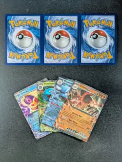 2023 Pokemon Scarlert & Violet 151 Ultra Rare Lots Of 7 BLASTOISE EX/VENUSAUR EX - Image 2