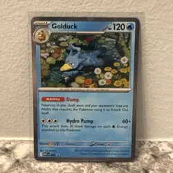 Pokemon TCG Mega Evolutions Golduck 008 Black Star Promo Holo English - Image 1