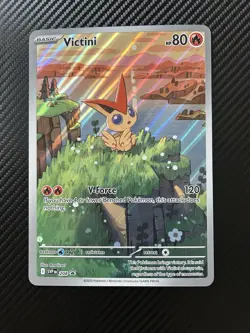 Pokemon Victini SVP 208 XXL Jumbo Illustration Collection Promo - NM - Image 1