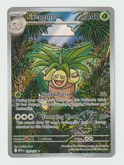 Pokemon TCG Mega Evolution Exeggutor Full Art Illustration Rare Holo 135/132 - Image 1