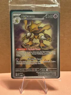 Alakazam MEP 009 Promo Mega Evolutions NM-MT In Hand Pokemon TCG - Image 1